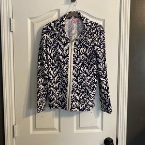 Lilly Pulitzer lightweight full zip jacket